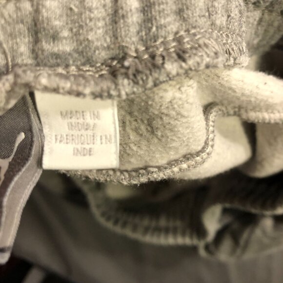 Puma Men's Jogger Pants XXL Gray Sweatpants Elastic Waistband Drawstring Pull On - Picture 5 of 12